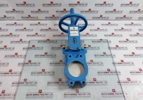 Orbinox Ex04 Knife Gate Valve Dn100 With Handwheel Actuator Gjl250 - New