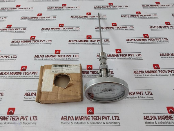 Badotherm Temperature Gauge 0 To 300°C, V1210-1947, Te 18-100 Mm Dia-stem 6X19 - New