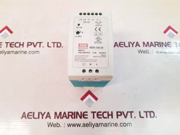 Mean well mdr-100-24 power supply used