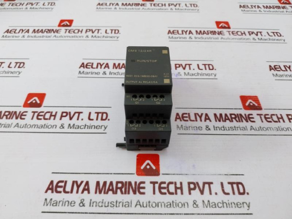 Siemens 6Ed1 055-1Mb00-0Ba1 Dm8 12/24R Expansion Module 4Xrelay Output 5A - Used