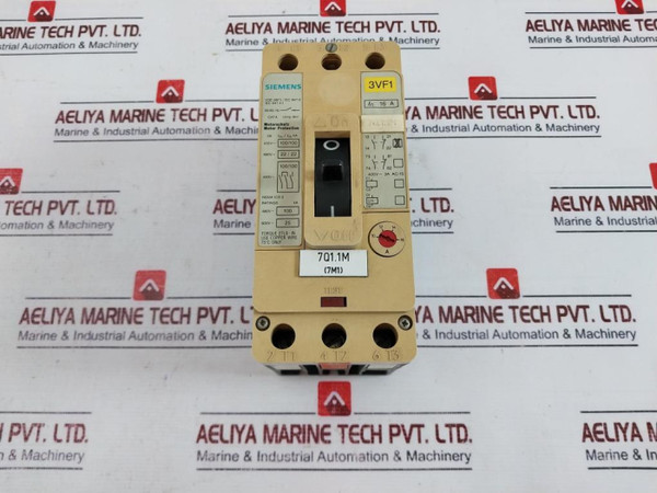 Siemens 3Vf1231-1Dc11-0Ab4 Motor Protection Circuit Breaker Molded Case 10-16A 16A - Used