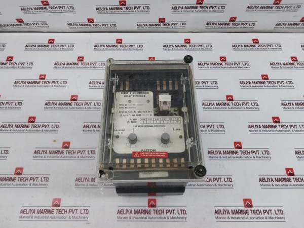 Alstom Skd11Bf8003Bch Check Synchronising Relay Skd Type 63.5/110V (Not Working) - For Parts Only