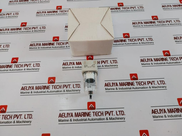 Smc Af20-f02-a Pneumatic Filter With Manual Drain 1.0Mpa 60°C - New