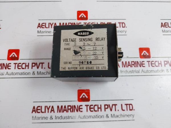 Nabco Type-3 Voltage Sensing Relay 76Y56
