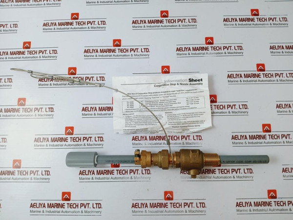 Lmi 49287 Corporation Stop & Nozzle Assembly 3/4" Npt Cpvc Nozzle Bronze - New