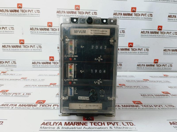 Alstom Mfvum22D1Aa0013A Digital Frequency Relay Vx 110/125V Dc - Used