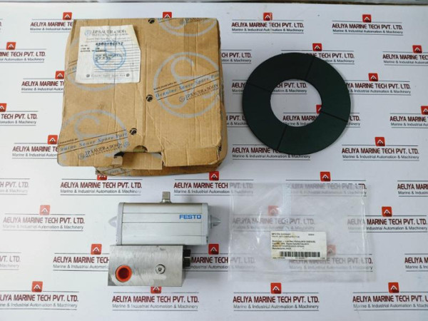 Festo Daps-0060-090-r-f0507 Semi-rotary Drive W/ Hydraulic Manifold Set - New