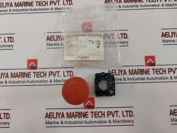 Schneider Electric Xb5As542N Emergency Switching Off Push Button 240V 3A - New