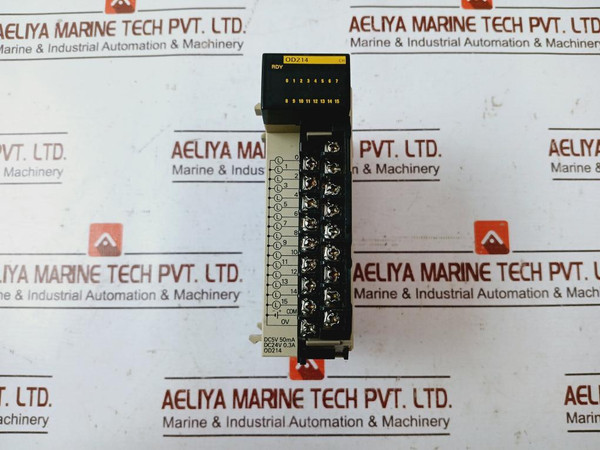 Omron Cqm1-od214 16 Point Output Unit 5-24Vdc 4.8A/Unit 0.3A/Point