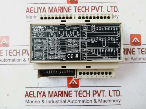 Seneca S203Ta Ac 3-phase Network Analyzer 2.5W Sw001344 Et002780 - Used
