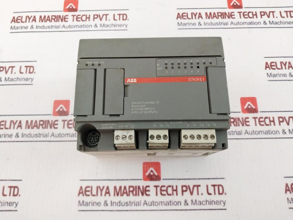 Abb 07Kr51-u3.6 I/O Unit Remote Binary Configurable 1Sbp260010R1001 24V Dc - Used