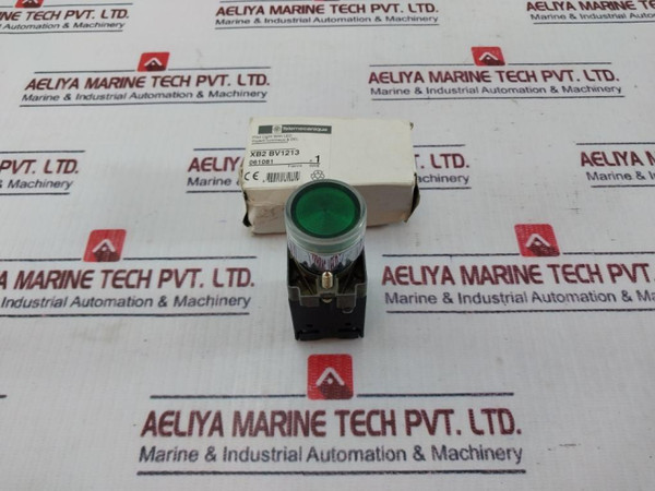 Telemecanique Xb2-bv1213 Led Round Green Pilot Light - Used