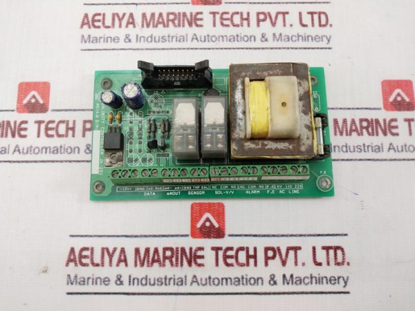Pusan General Electric Jk-201 Salinity Controller Pcb Card, Rev 4.0 - Used