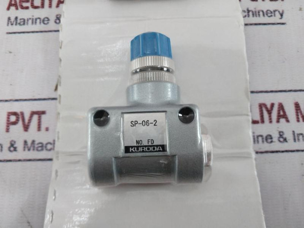 Kuroda Sp-06-2 Pneumatic Flow Control Valve, 14O-17Z-006 - New