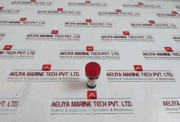 Teknic 3Plbrl Red Plastic Led Indicator Lamp 12Vac/Dc - Used