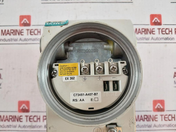 Siemens 7Mf4033-1Ea10-2Ac6-z Sitrans P Ds Iii Pressure Transmitter