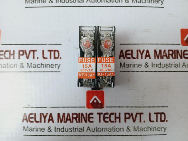 Kacon Kf-15A1 Fuse Base Guide Rail Type Circuit Breaker 250Vac, 15A