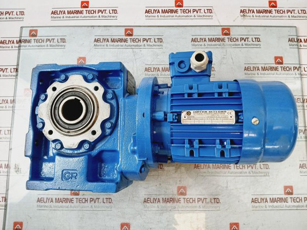 Rossi Motoriduttori Ms711-4 3-phase Motor & Brake W/ Mriv 62 U02A Gear Box