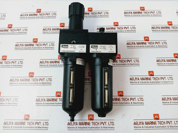 Parker P3Nla26Lsn P3Nea26Esmbng Pneumatic Filter Regulator Lubricator 250 Psi - Used