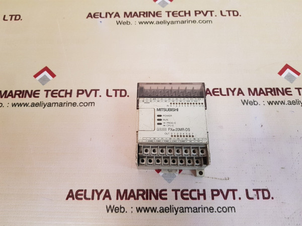Mitsubishi melsec fx0s-20mr-ds programmable controller 24vdc