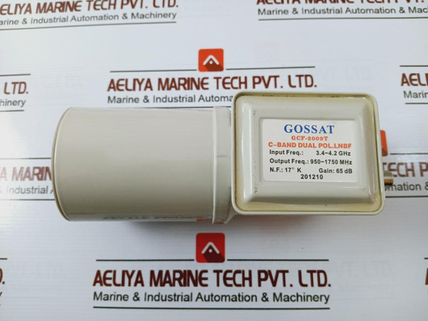 Gossat C-band Dual Polarization Lnbf Gcf-2009T 3.4 Ghz To 4.2 Ghz 65Db 201210 - New