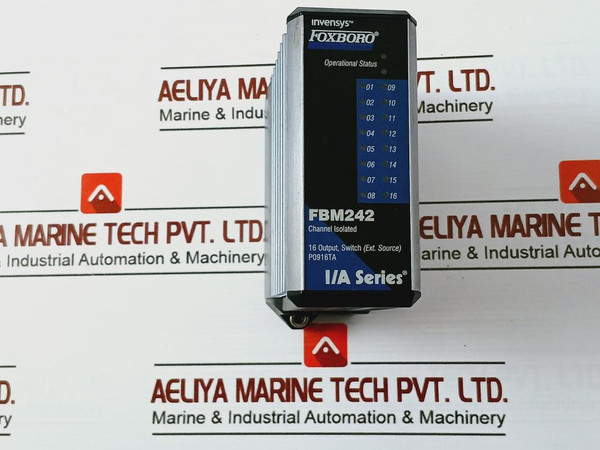 Invensys Foxboro Fbm242 Channel Isolated 16 Output Switch P0916Ta