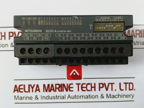 Mitsubishi Electric Aj65Sbtb1-16D1 Melsec Plc Cc-link Input Unit 24Vdc 5Ma - Used