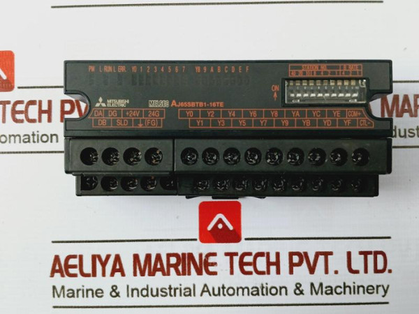 Mitsubishi Electric Aj65Sbtb1-16Te Cc-link Output Unit Class 2 24Vdc 50Ma Melsec - Used