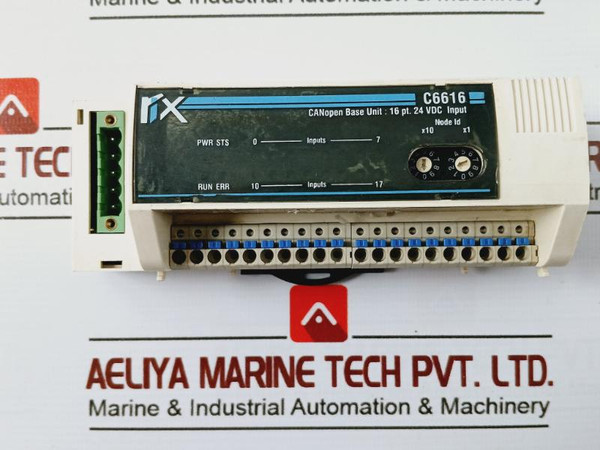 Mitsubishi Electric C6616 Rix Canopen Base Unit 16Pt 24Vdc