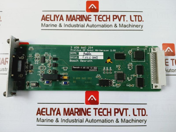 Bosch Rexroth 0 608 830 165 Smpdp Profibus Dp Module Ver. 2.0 - Used