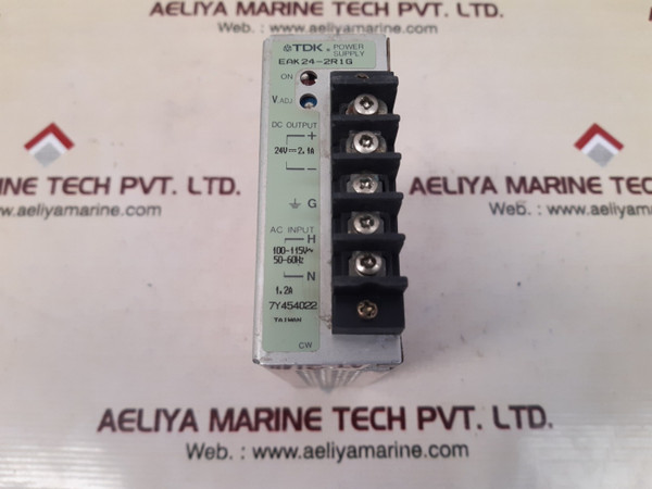 Tdk eak24-2r1g power supply 100-115v~ 50-60hz - 24v---2.1a