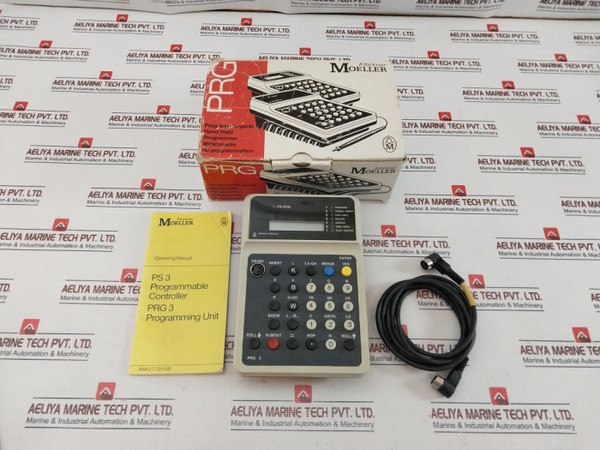 Klockner-moeller Prg 3 Hand-held Programmer With Cable V1.2 9V Dc 450 Ma - New