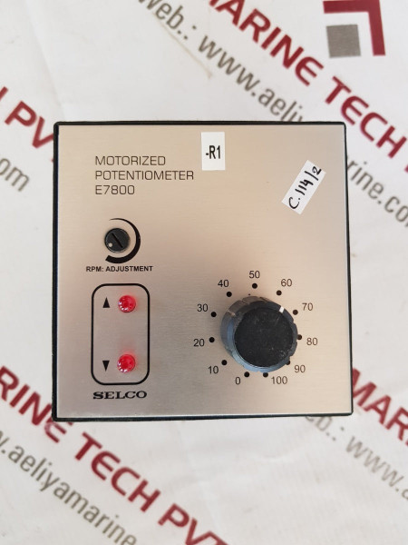 Selco E7800.0760 Motorized Potentiometer 24Vdc 0.8-6Rpm