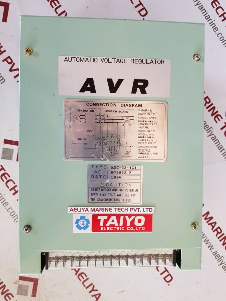 Taiyo asc-32-4z4 automatic voltage regulator