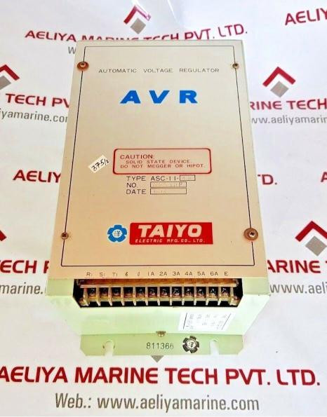 Taiyo Asc-11-4A Automatic Voltage Regulator 38548F