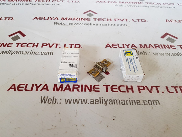 Lot Of 3X Square D B7-70 Thermal Unit