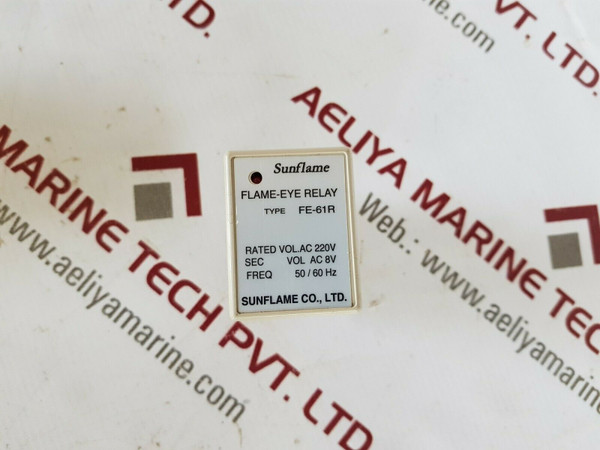Sunflame fe-61r flame-eye relay ac 220v - New
