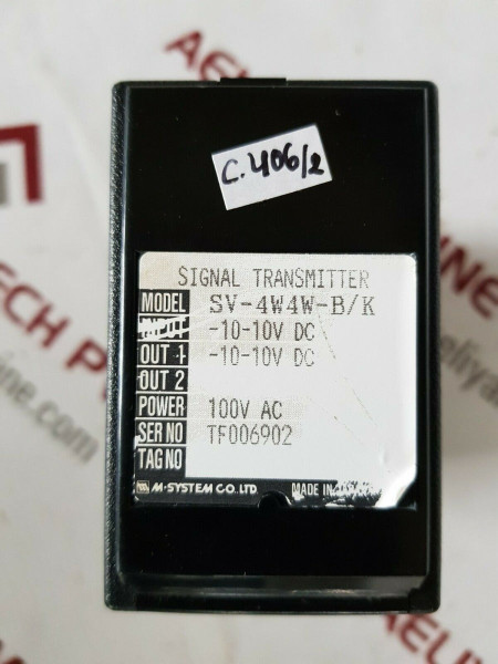M system sv-4w4w-b/k signal transmitter