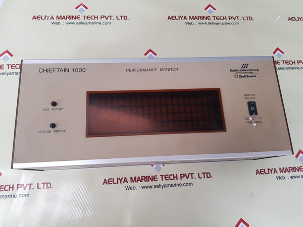 Chieftain 1000 performance monitor