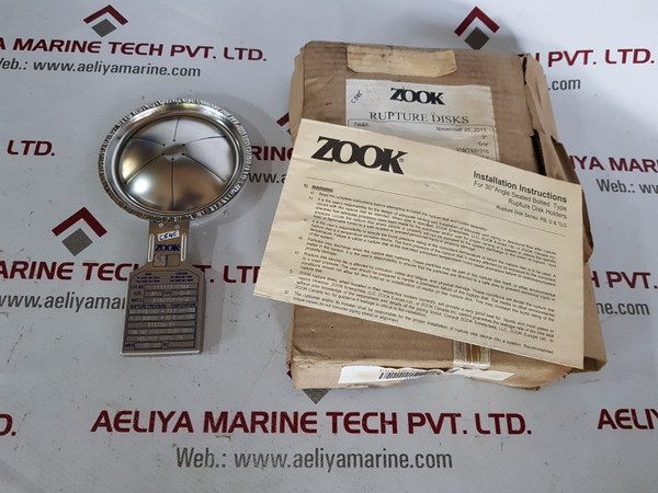 Zook rupture disk size.3" d-v 316/tef/316