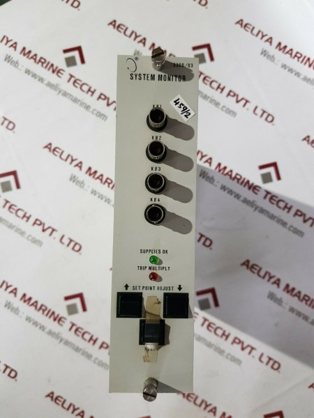 Bently Nevada 3300/03 System Monitor 3300/03-01-00