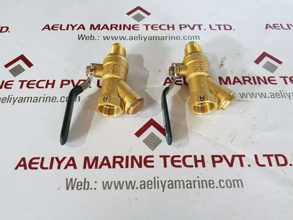 Honeywell pn1.6 dn20 brass ball valve with strainer