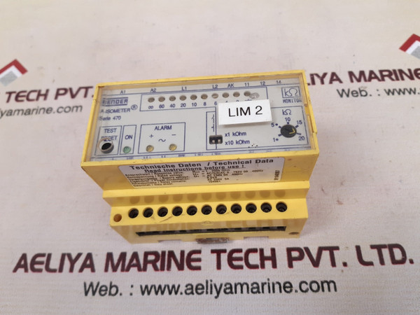 Bender ir470ly-40 insulation monitoring device