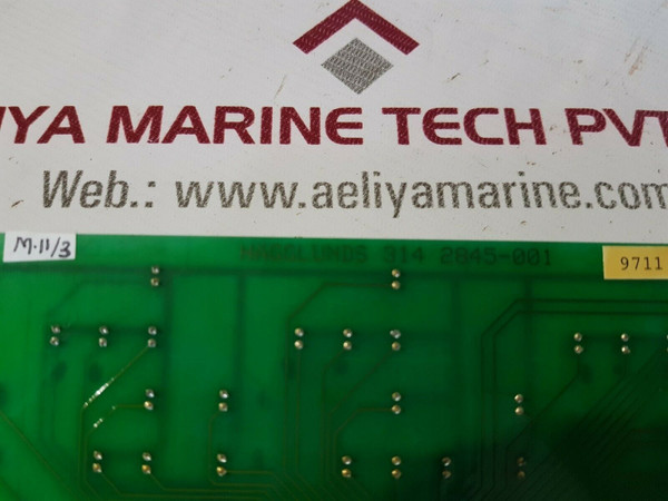 Macgregor Hagglunds 314 2845-001 Pcb Card