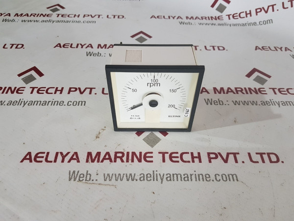 Eltime rpm meter 0-200 