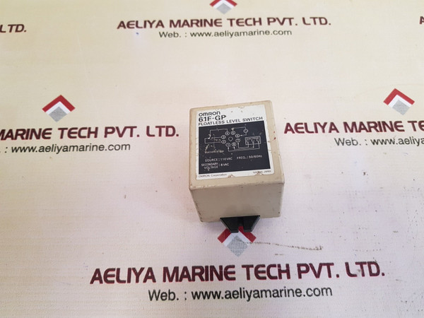 Omron 61F-gp Floatless Level Switch 110V Ac 50/60Hz