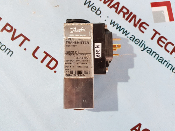 Danfoss mbs 5150 pressure transmitter 060n1117 - Used