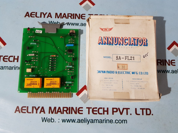 Jrcs Sa-fl21 Annunciator Pcb Card 3F