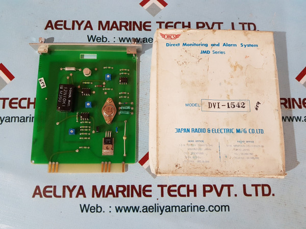 Jrcs dvi-1542 direct monitoring and alarm system - New