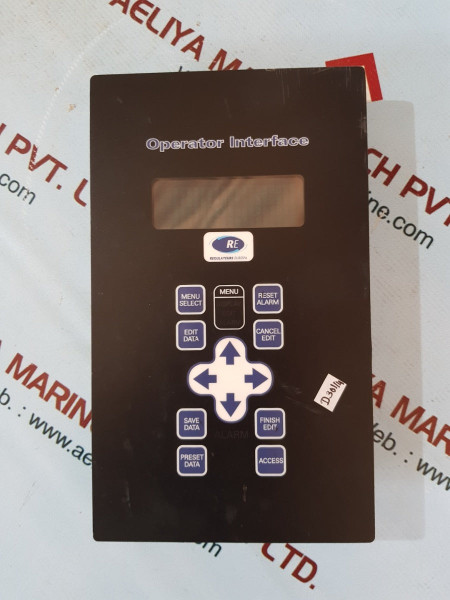 Regulateurs europa viking hmi operator interface part 2500g024